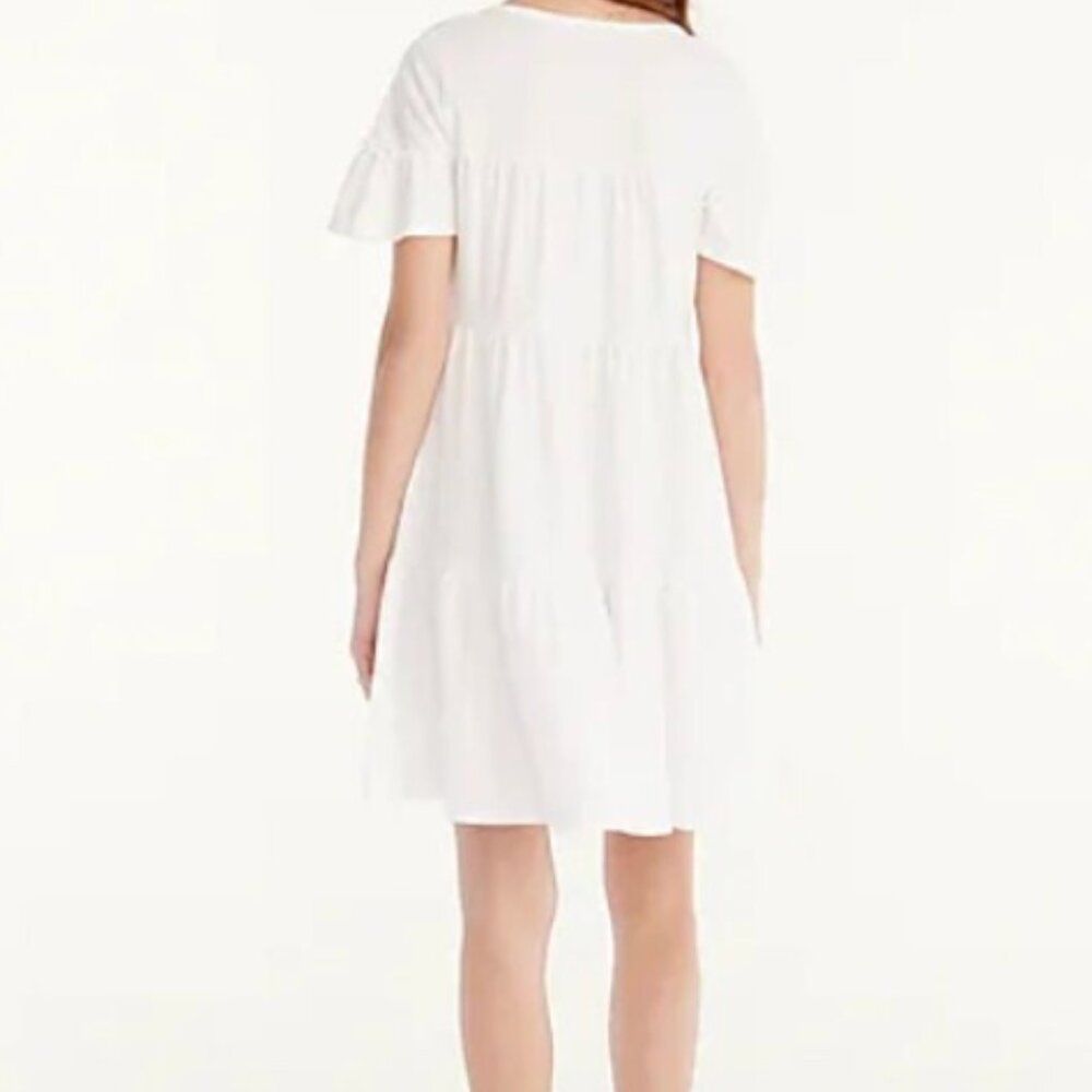 NWT JCrew Swingy Tiered Jersey Dress Size M - Picture 2 of 7